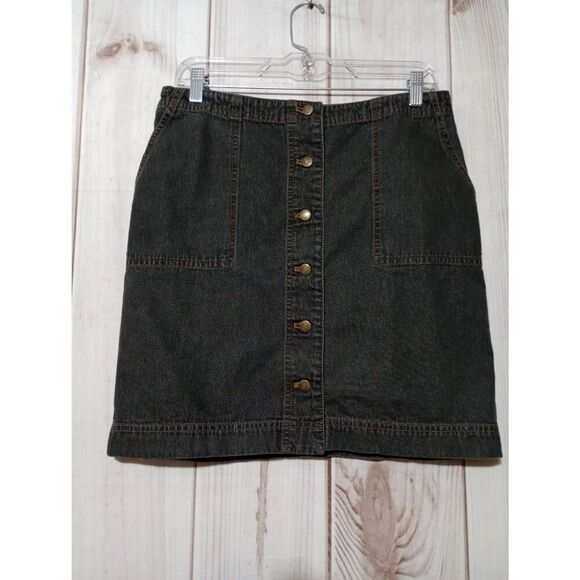 Ralph Lauren Skirt Ladies‎ 8 Denim Pencil Short - Picture 1 of 6